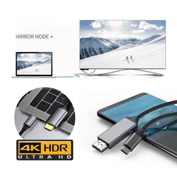 USB C-auf-HDMI Adapterkabel 4K