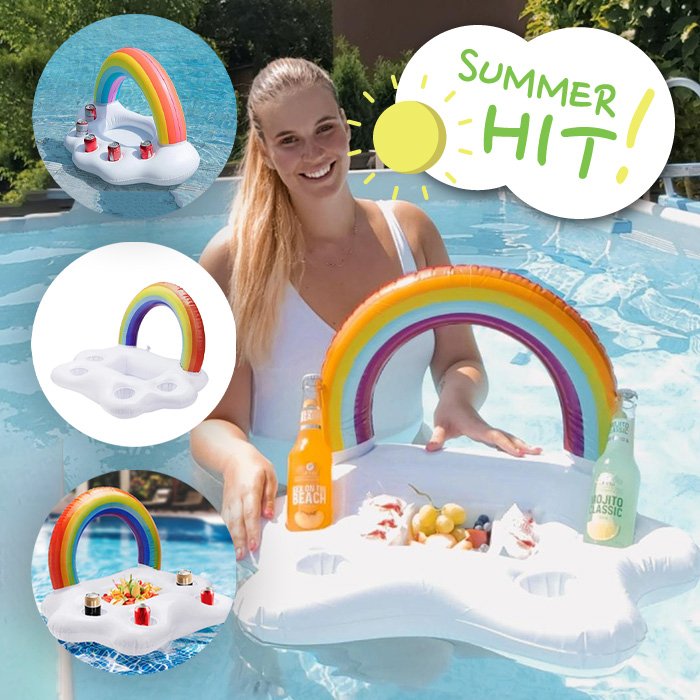 SCHWIMMENDER POOL-TISCH 1+1 GRATIS
