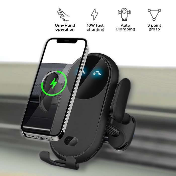 Kabelloses Ladegerät und Telefonhalter – Chargy