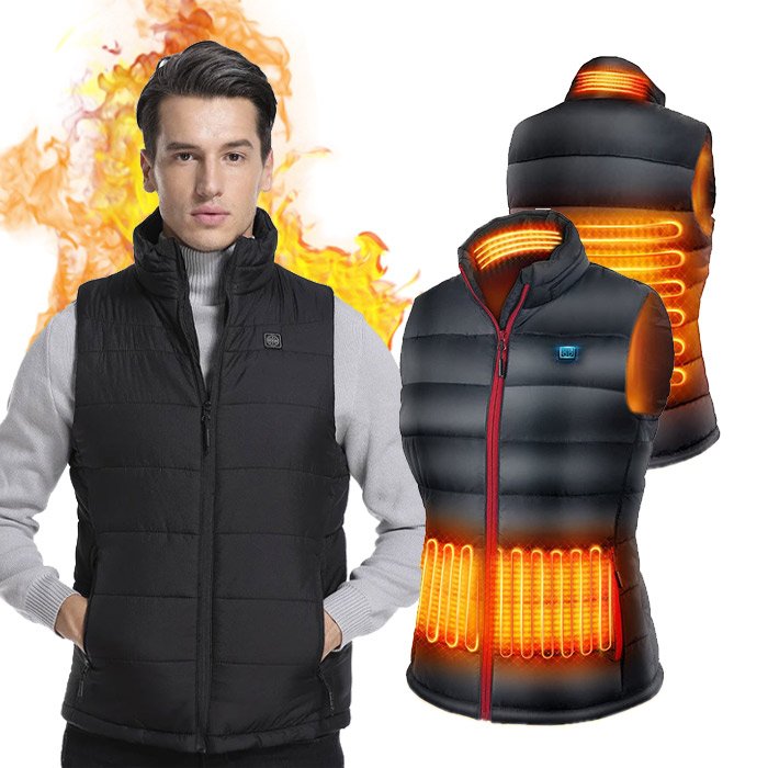Heizweste mit 4 Heizpunkten - Heatvest