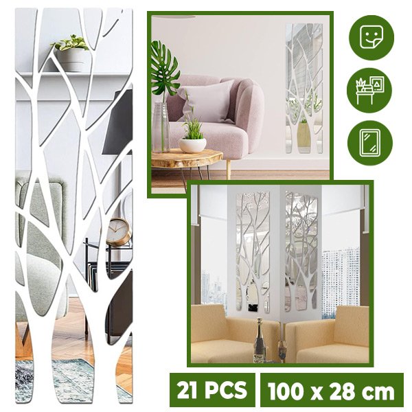 Dekorativer Wandspiegel - Treewally