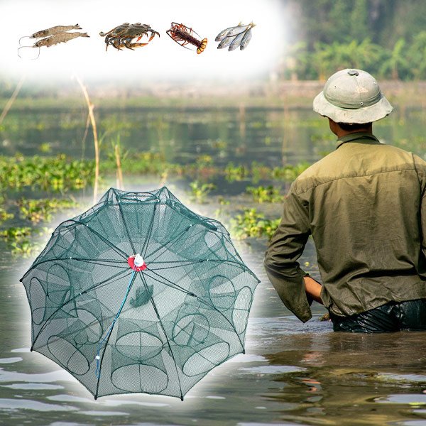 Faltbares Fischernetz (1 + 1 GRATIS) - Fishynet