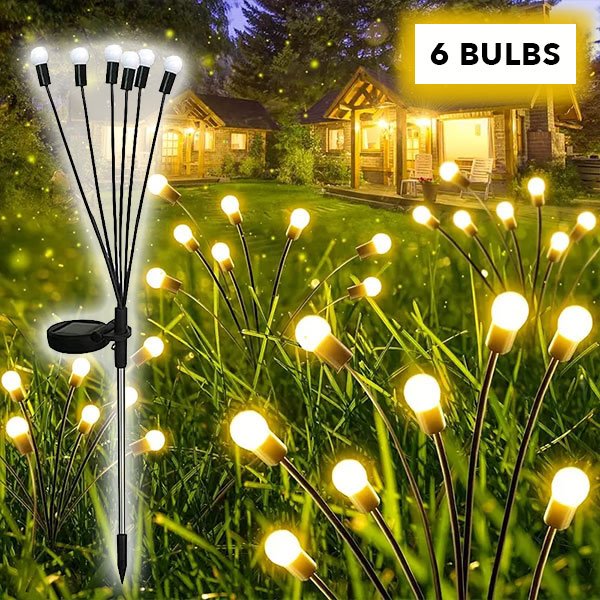 Solar-LED-Leuchten (6 Glühbirnen) - Firefly