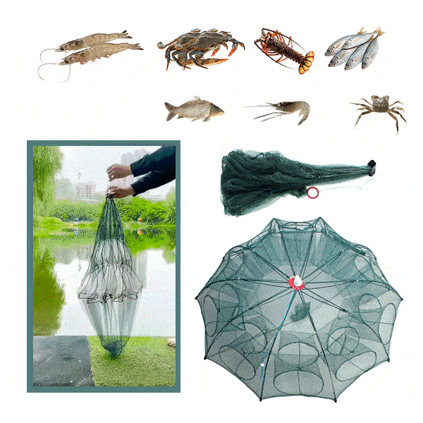 Faltbares Fischernetz - Fishynet