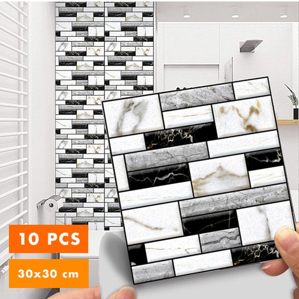 3D-Wandaufkleber aus Marmor - Marmorsticker