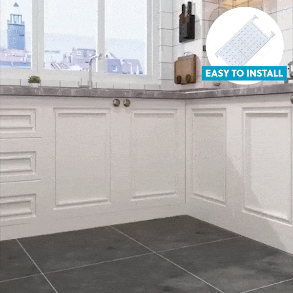 Erweiterbarer kleiderschrank spannregal - Shelfy