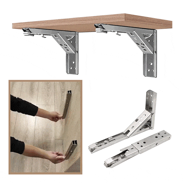 Klappbarer regalhalter (2 stück) - Foldy