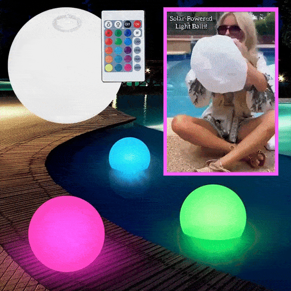 Schwimmende Poolkugel-Lampe - Floatylight